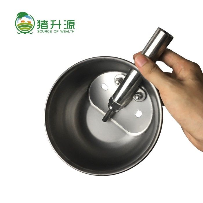 【猪升源】自动饮水碗 不锈钢 饮水器 中号